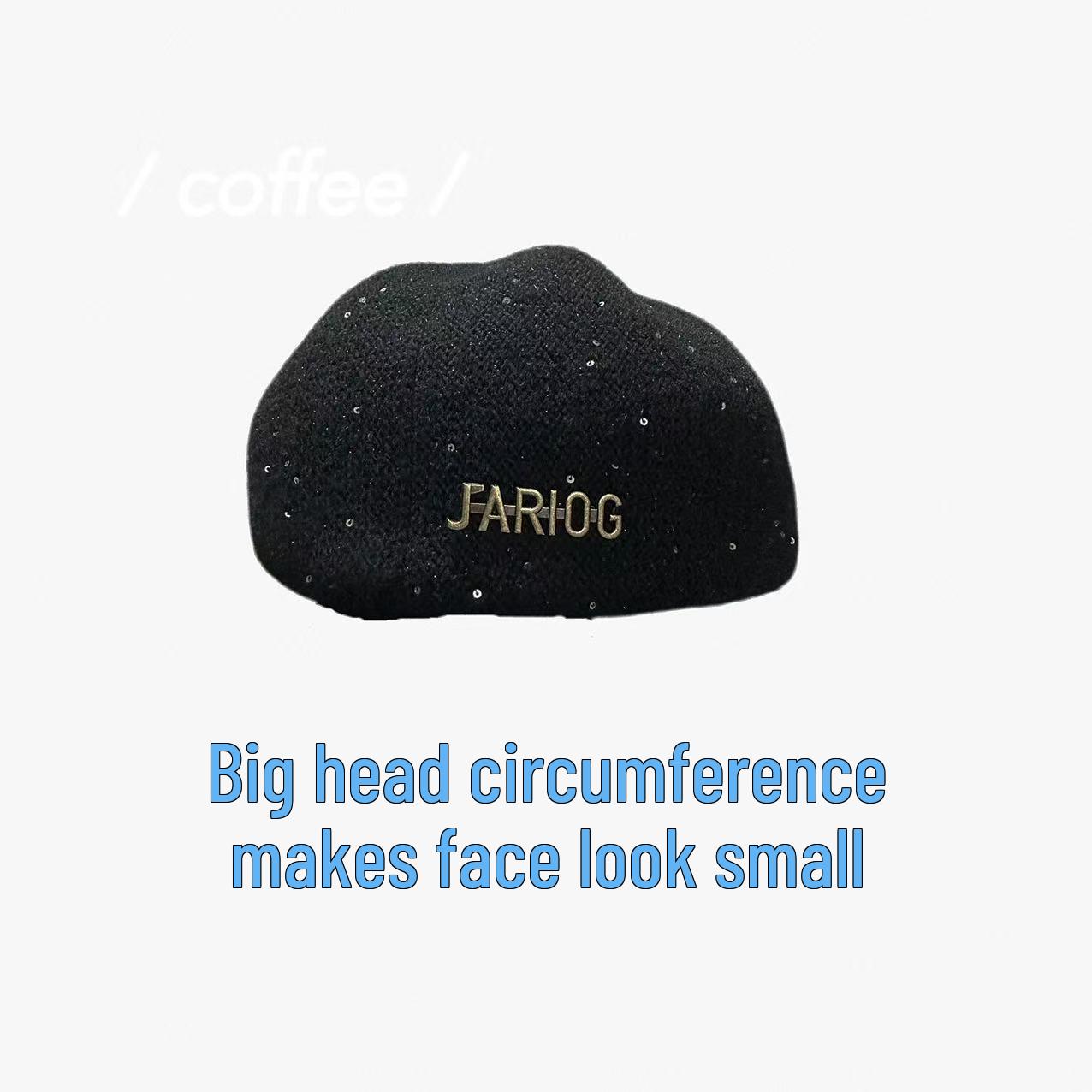 Autumn/Winter Sequined Fashion Beret: Elegant, Versatile, Face-Slimming Newsboy Cap with Star Accents Adjustable head circumference 54-58 чорний
Autumn/Winter Sequined Fashion Beret: Elegant, Versatile, Face-Slimming Newsboy Cap with Star Accents Adjustable head circumference 54-58 чорний