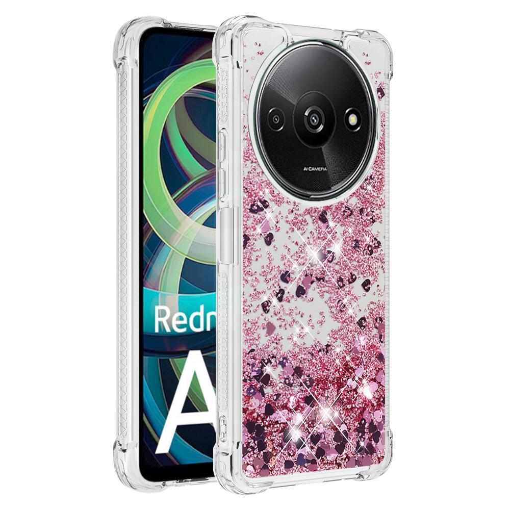 For Xiaomi Redmi A3 4G/Poco C61 4G TPU Case Glitter Quicksand Shockproof Phone Back Cover Rose Gold/Hearts
For Xiaomi Redmi A3 4G/Poco C61 4G TPU Case Glitter Quicksand Shockproof Phone Back Cover Rose Gold/Hearts