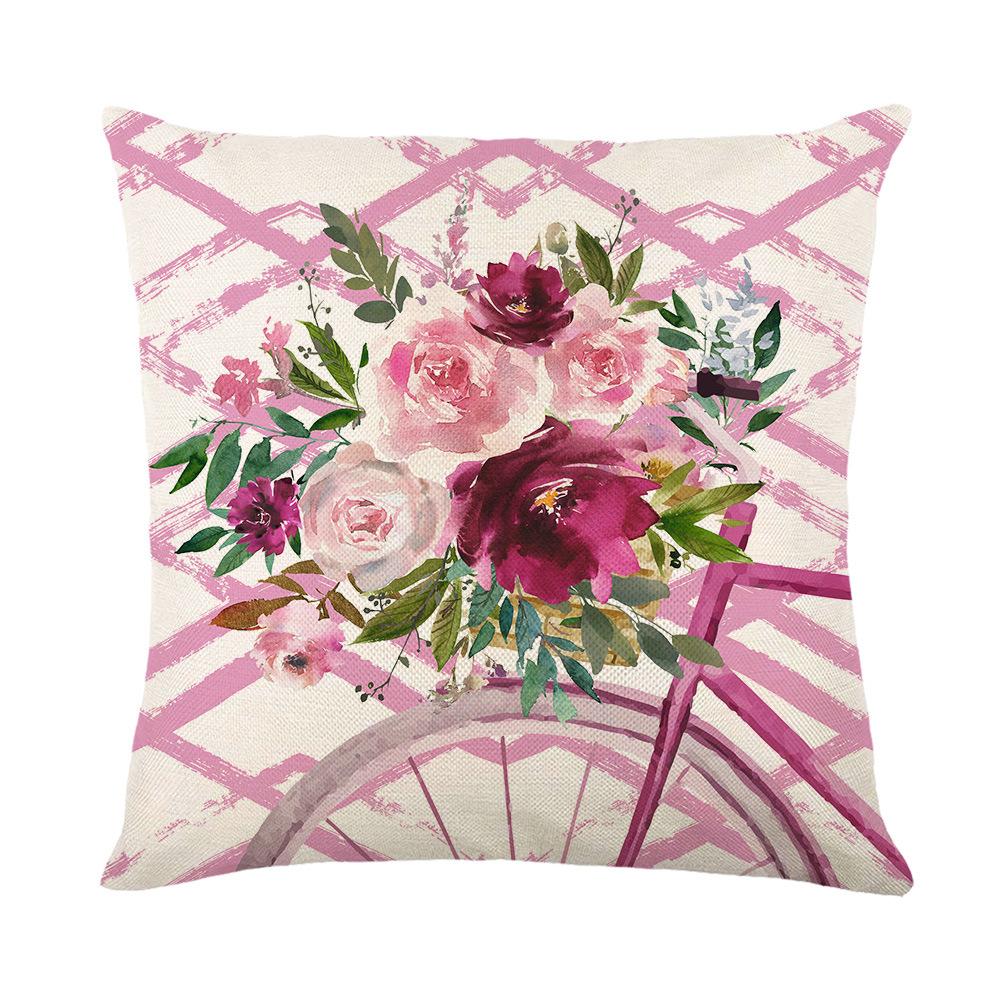 New Flower Pillow Cover Living Room Bedroom Bedside Pillow Cover Linen Printed Cushion Cover 45 * 45Cm (without pillow core)
New Flower Pillow Cover Living Room Bedroom Bedside Pillow Cover Linen Printed Cushion Cover 45 * 45Cm (without pillow core)