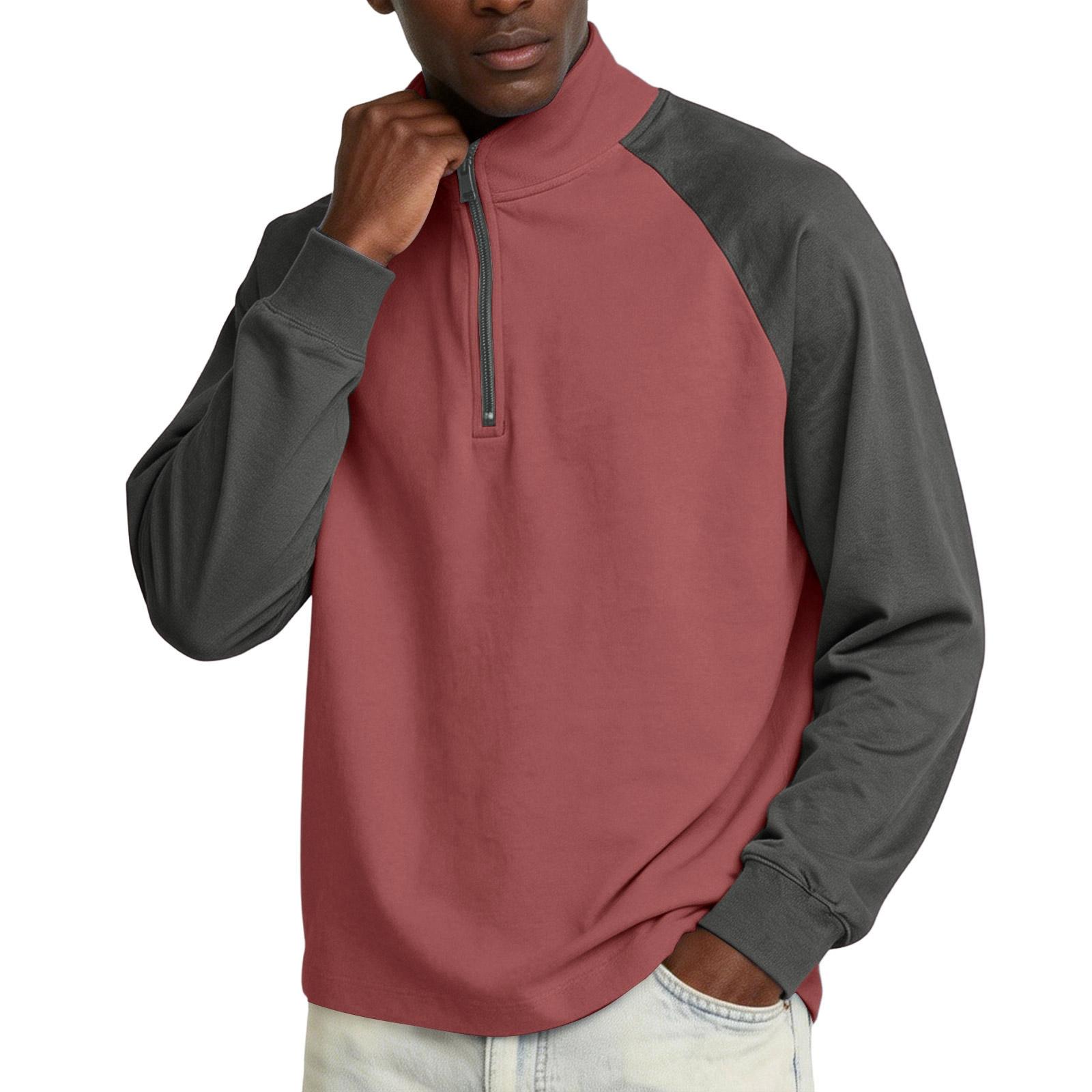 Men s Quarter-length Zipper Multi-color Long-sleeved Button-down Casual Shirt XL винний
Men s Quarter-length Zipper Multi-color Long-sleeved Button-down Casual Shirt XL винний