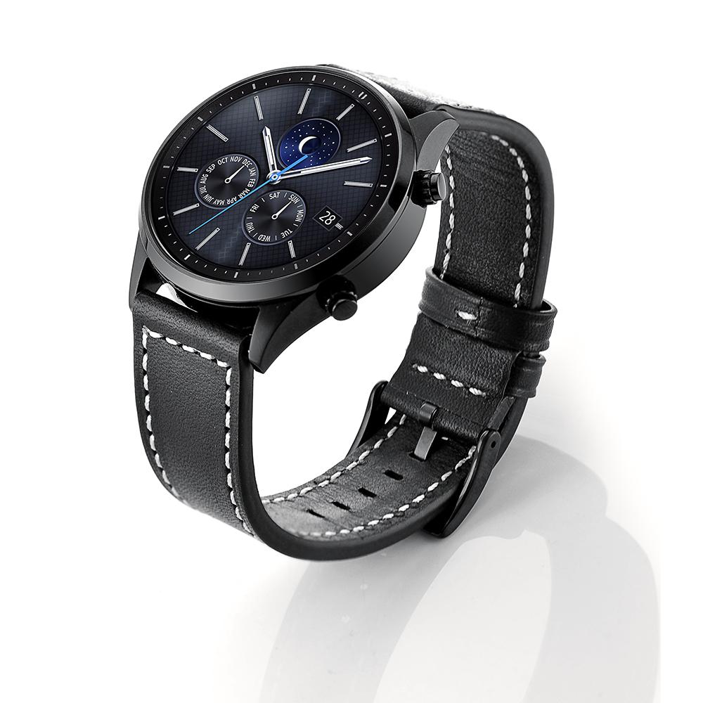 22mm Genuine Leather Watch Strap Replacement Band for Samsung Gear S3 Classic/S3 Frontier Black
22mm Genuine Leather Watch Strap Replacement Band for Samsung Gear S3 Classic/S3 Frontier Black