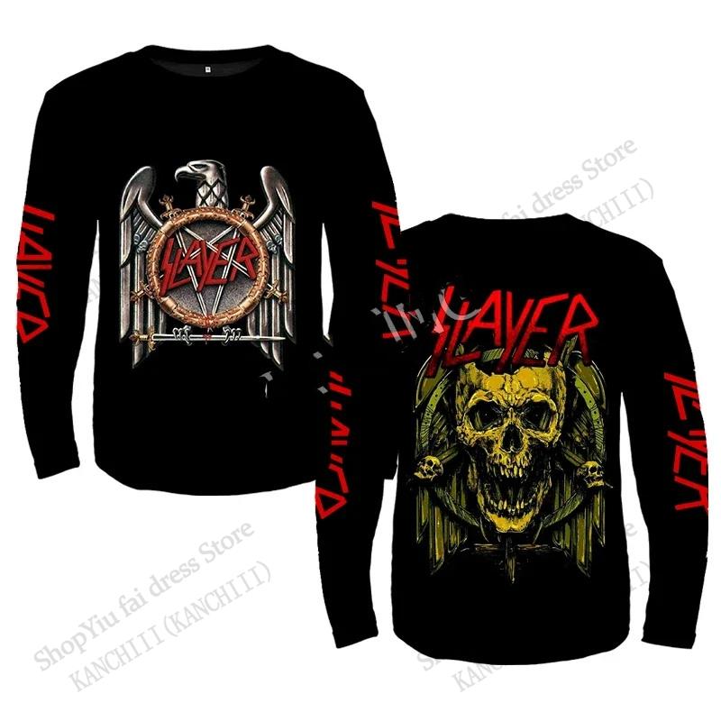Рок гурт Slayer 3D принт футболка з довгим рукавом та круглим вирізом чоловіча жіноча мода оверсайз топи футболки металева футболка чоловічий одяг череп M
Рок гурт Slayer 3D принт футболка з довгим рукавом та круглим вирізом чоловіча жіноча мода оверсайз топи футболки металева футболка чоловічий одяг череп M