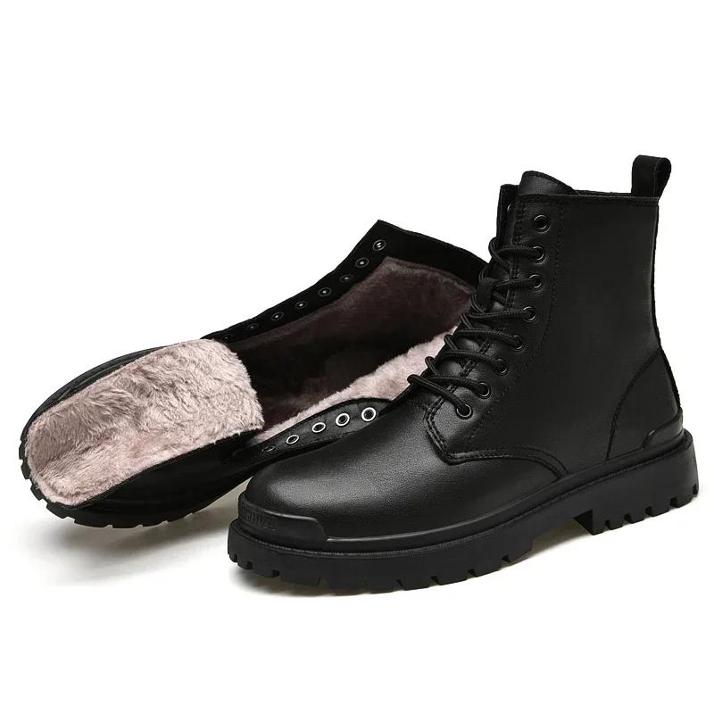 Модные мотоциклетные ботинки из натуральной кожи для мужчин, зимние теплые снежные ботильоны, мужская качественная уличная обувь для отдыха и ходьбы, большие размеры 38-48 40
Модные мотоциклетные ботинки из натуральной кожи для мужчин, зимние теплые снежные ботильоны, мужская качественная уличная обувь для отдыха и ходьбы, большие размеры 38-48 40