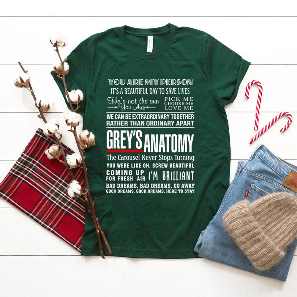 Футболка Grey s Anatomy Футболка с цитатами из Grey s Anatomy Ты мой человек Футболка Прекрасный день, чтобы спасать жизни Графическая футболка S
Футболка Grey s Anatomy Футболка с цитатами из Grey s Anatomy Ты мой человек Футболка Прекрасный день, чтобы спасать жизни Графическая футболка S