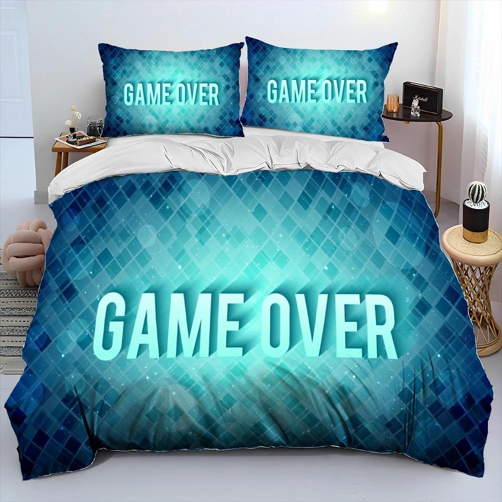 Gamer Game Over Carton Warm Comforter Beding Set,Soft Duvet Cover Bed Linen Set Comfortable Quilt Cover Pilowcase,King Quen Sized Dimensions Beding 135*200cm Eu-Single
Gamer Game Over Carton Warm Comforter Beding Set,Soft Duvet Cover Bed Linen Set Comfortable Quilt Cover Pilowcase,King Quen Sized Dimensions Beding 135*200cm Eu-Single