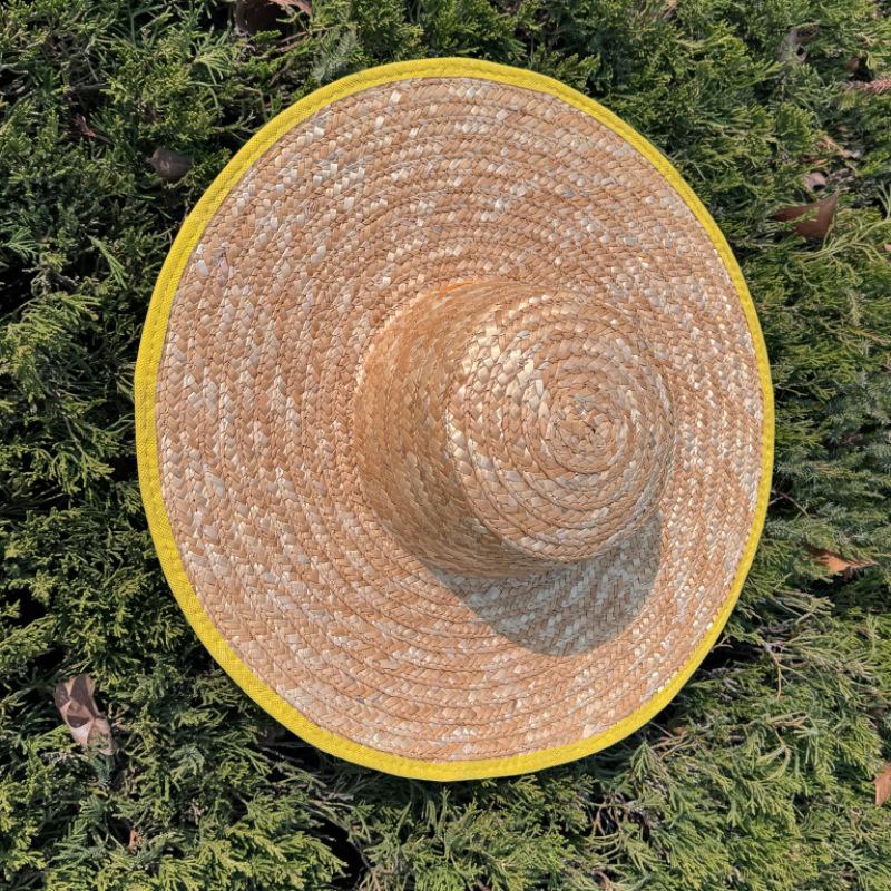 Summer Outdoor UV Protection Sun Hat Large Wide Brim Natural Wheat Straw Handmade Woven Hat for Men & Women Farming Work 56-60cm хакі
Summer Outdoor UV Protection Sun Hat Large Wide Brim Natural Wheat Straw Handmade Woven Hat for Men & Women Farming Work 56-60cm хакі