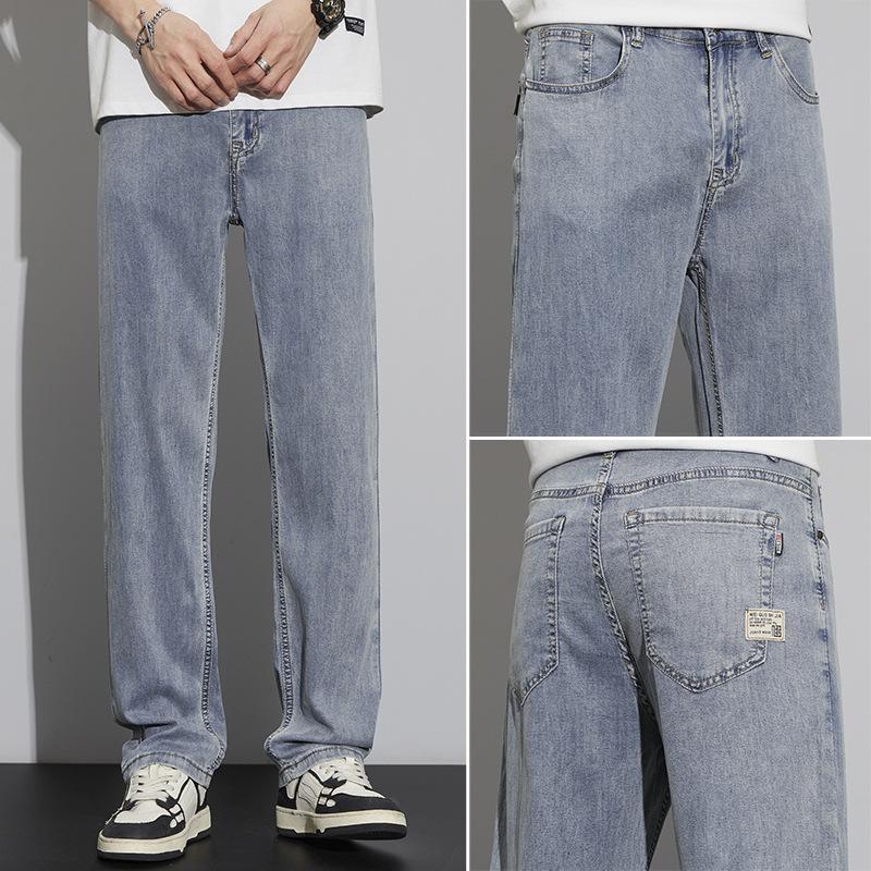 Summer Tencel, Thin, Soft, Cool, High-end Men s Jeans, Loose, Straight, Trendy And Versatile 29 светло-синий
Summer Tencel, Thin, Soft, Cool, High-end Men s Jeans, Loose, Straight, Trendy And Versatile 29 светло-синий