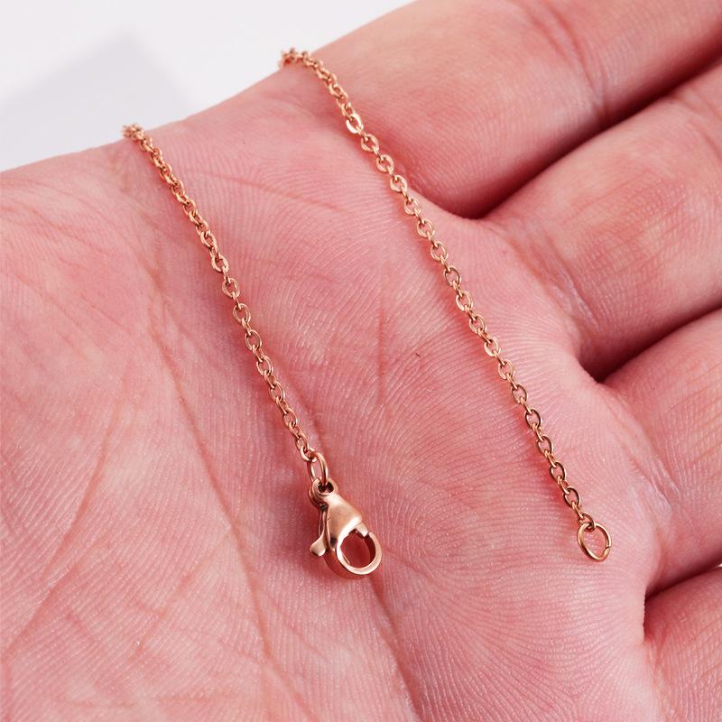 In-Stock Rose Gold Plated Square Cross Stainless Steel Necklace, 40/45/50cm, Non-Fading 1.5mm Width, 45cm Length
In-Stock Rose Gold Plated Square Cross Stainless Steel Necklace, 40/45/50cm, Non-Fading 1.5mm Width, 45cm Length