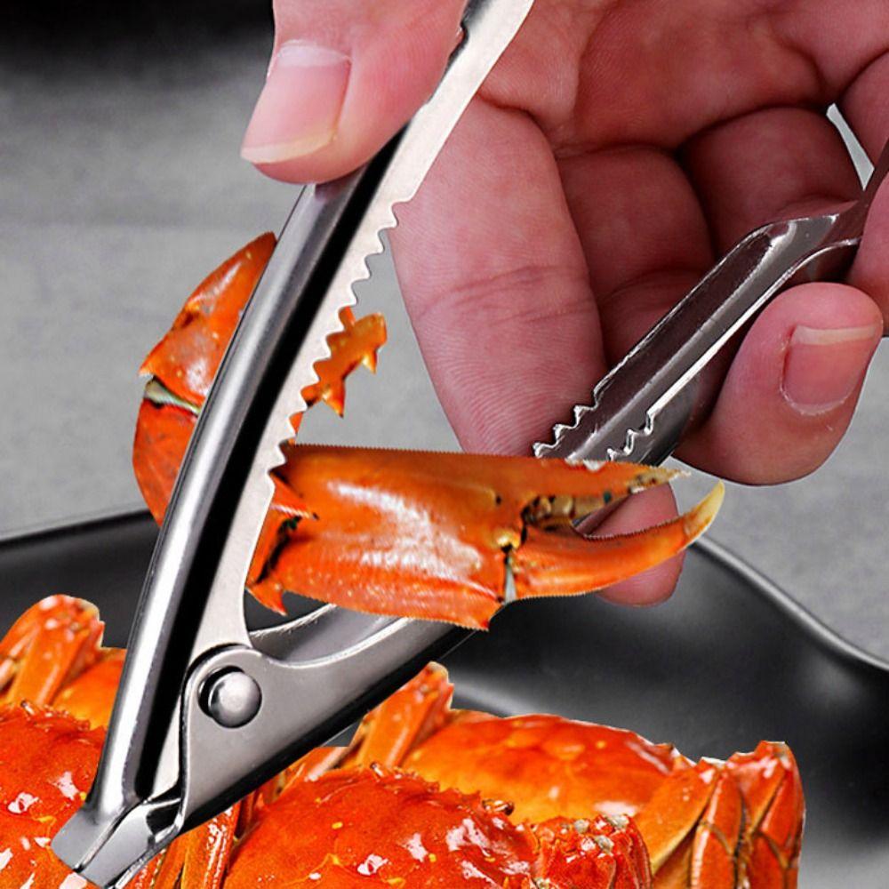 2pcs Stainless Steel Oyster Shell Opening Clamps Thickened Crab Opener Blood Clam Clip Household 2Pcs
2pcs Stainless Steel Oyster Shell Opening Clamps Thickened Crab Opener Blood Clam Clip Household 2Pcs