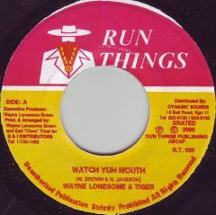 7-дюймовая пластинка WAYNE LONESOME & TIGER - Watch Yuh Mouth RT039 Run Things 2000 Ямайский Регги, Ска и Даб Б/У
7-дюймовая пластинка WAYNE LONESOME & TIGER - Watch Yuh Mouth RT039 Run Things 2000 Ямайский Регги, Ска и Даб Б/У