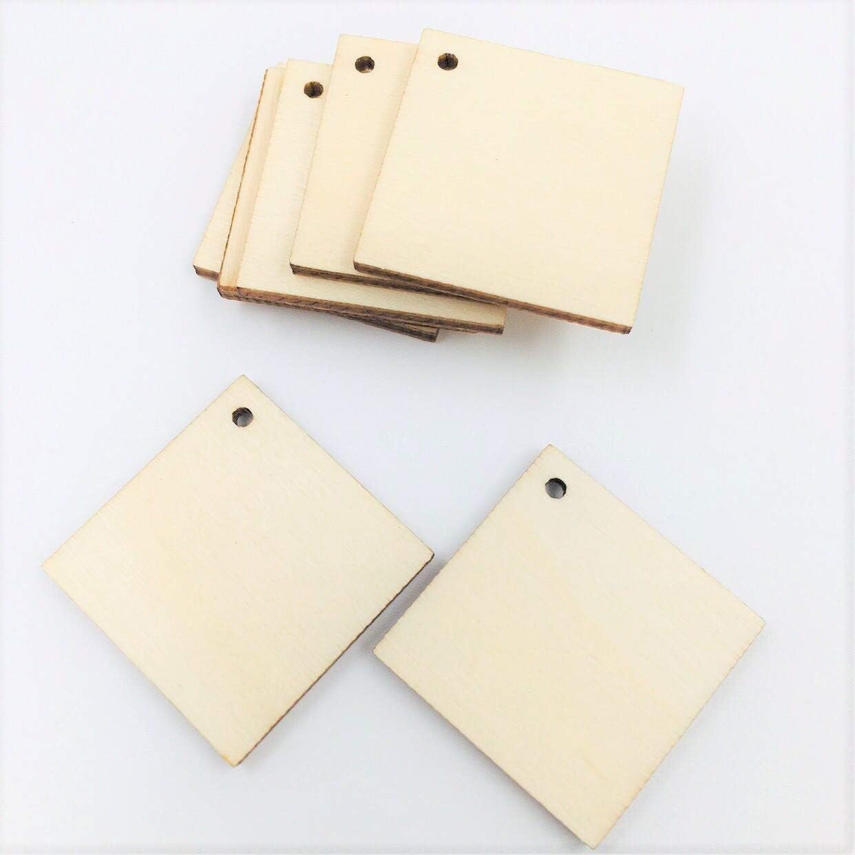 NUORUI 25PCS Diamond Square Shape Unfinished Wood Earring Blanks Laser Cut Wooden Jewelry Accessories (1 H x 1 W) 1 H x 1 W
NUORUI 25PCS Diamond Square Shape Unfinished Wood Earring Blanks Laser Cut Wooden Jewelry Accessories (1 H x 1 W) 1 H x 1 W