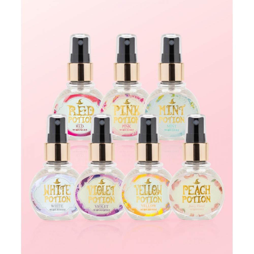 Bodyholic Спрей для тіла «Зілля» 6 видів 2 White Potion/Mint potion
Bodyholic Спрей для тіла «Зілля» 6 видів 2 White Potion/Mint potion