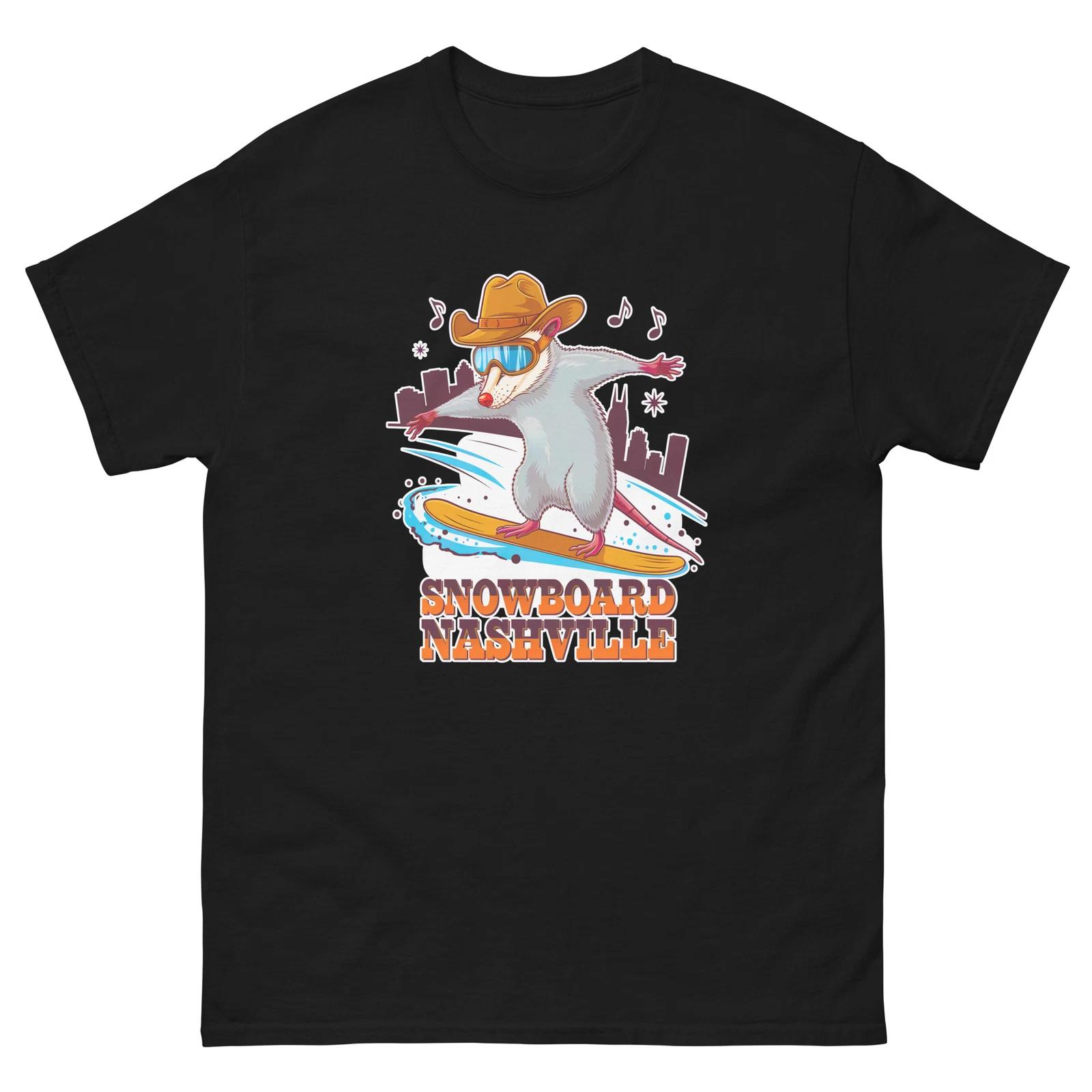 Snowboard Nashville Possom USA Snowboarding Animal T-Shirt L
Snowboard Nashville Possom USA Snowboarding Animal T-Shirt L