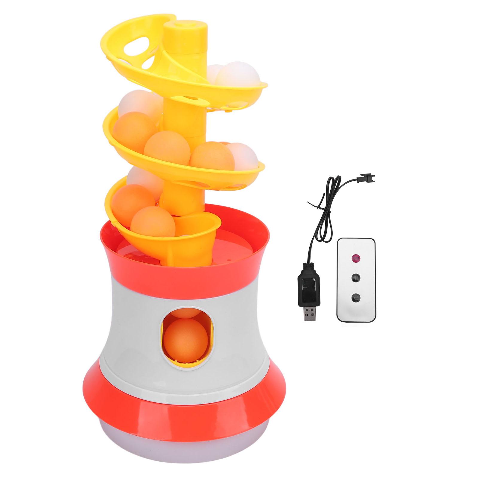 Table Tennis Ball Launcher 15 Balls Capacity Increase Reaction Speed with Remote Control Table
Table Tennis Ball Launcher 15 Balls Capacity Increase Reaction Speed with Remote Control Table