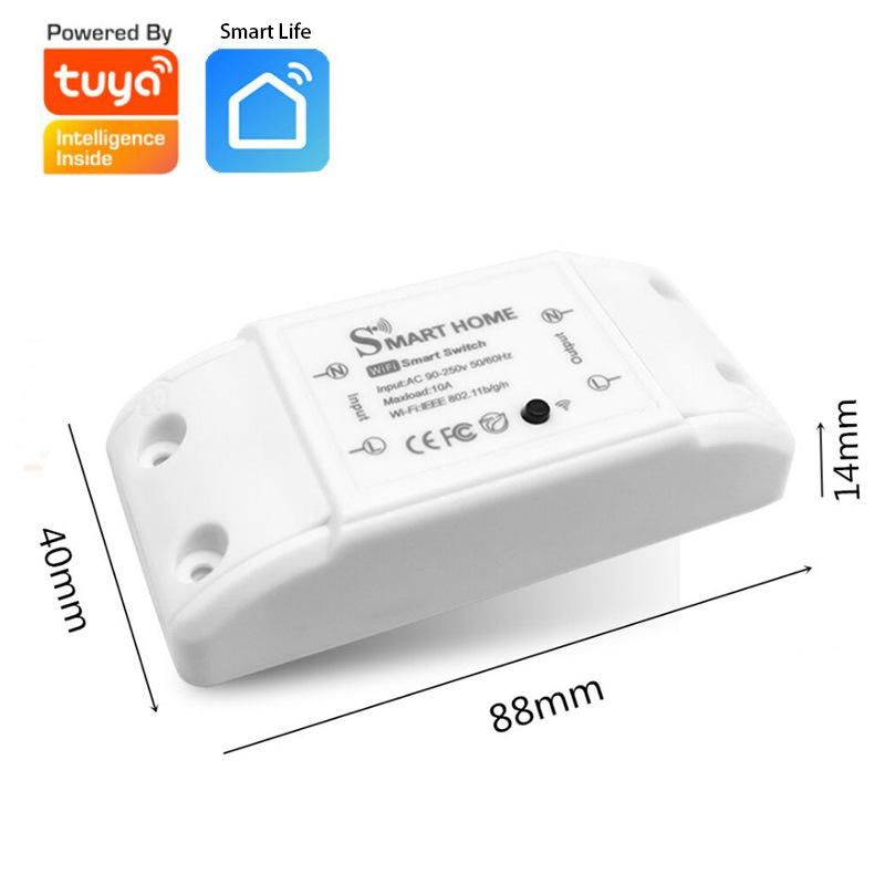 Умный Wi-Fi и Bluetooth переключатель Tuya с управлением через мобильное приложение
Умный Wi-Fi и Bluetooth переключатель Tuya с управлением через мобильное приложение