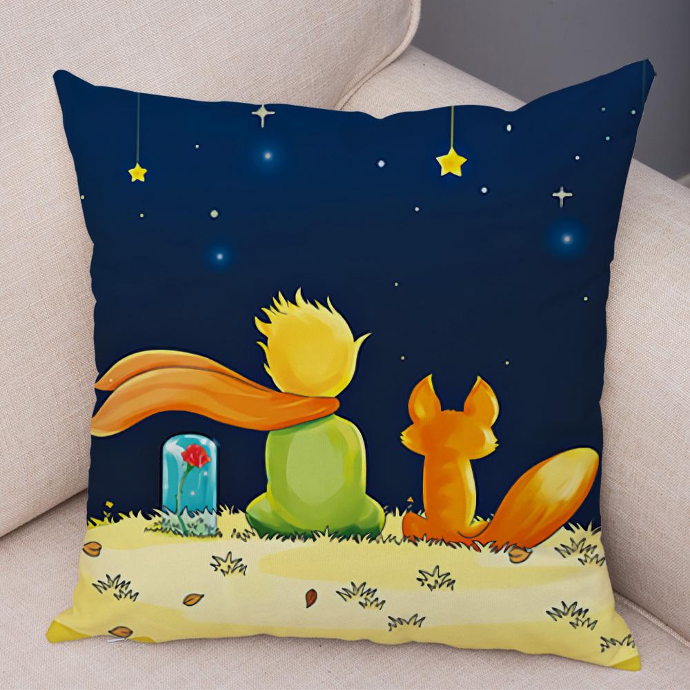 Little Prince Cushion Cover Decor France Anime Cartoon Print Pillow Case for Sofa Home Children Room Soft Plush Throw Pillowcase 40x40cm16x16Inch
Little Prince Cushion Cover Decor France Anime Cartoon Print Pillow Case for Sofa Home Children Room Soft Plush Throw Pillowcase 40x40cm16x16Inch