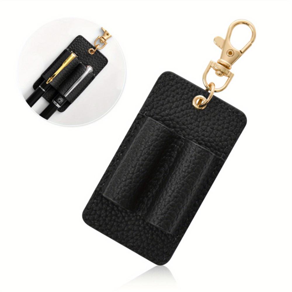 Portable PU Leather Lanyard Pen Holder Necklace Style with Keychain Pen Case Pen Pouch Wear-resistant Durable Pen Clip Keyring чорний
Portable PU Leather Lanyard Pen Holder Necklace Style with Keychain Pen Case Pen Pouch Wear-resistant Durable Pen Clip Keyring чорний