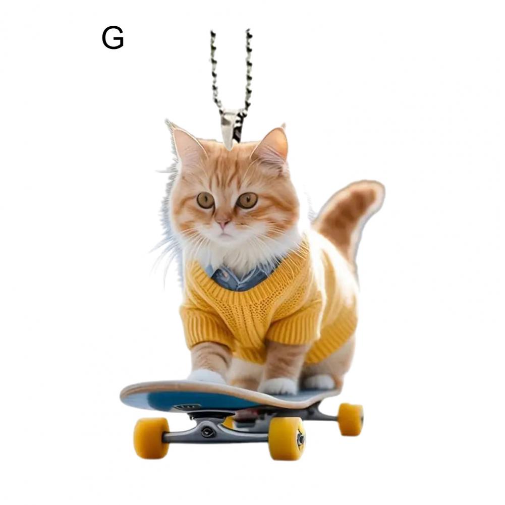 Cat Lover Decor Милая акриловая подвеска с ремешком для подвешивания, очаровательный аксессуар для украшения зеркала и окна для любителей кошек
Cat Lover Decor Милая акриловая подвеска с ремешком для подвешивания, очаровательный аксессуар для украшения зеркала и окна для любителей кошек