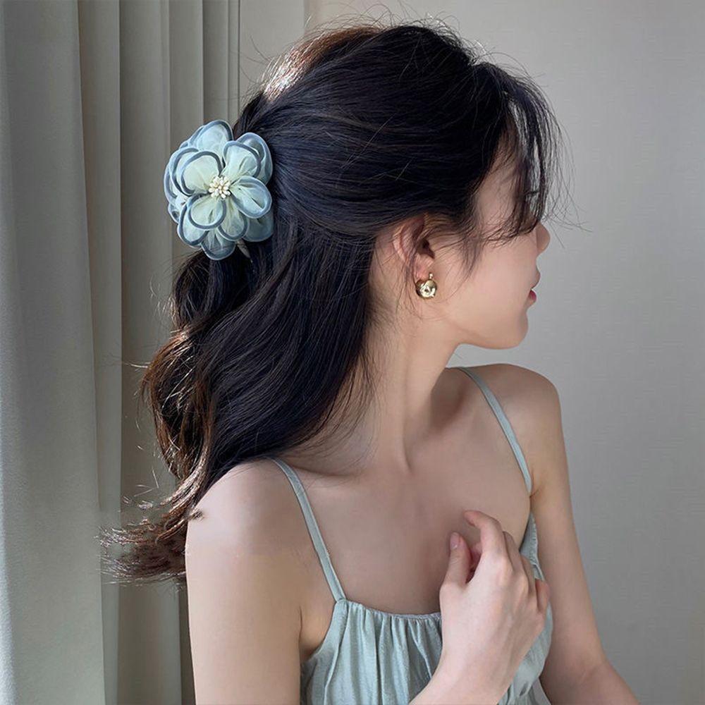 Shark Clip Headwear Women Flower Hair Claw Hair Accessories Crab Clip Korean Style Hair Clip светло-зеленый
Shark Clip Headwear Women Flower Hair Claw Hair Accessories Crab Clip Korean Style Hair Clip светло-зеленый