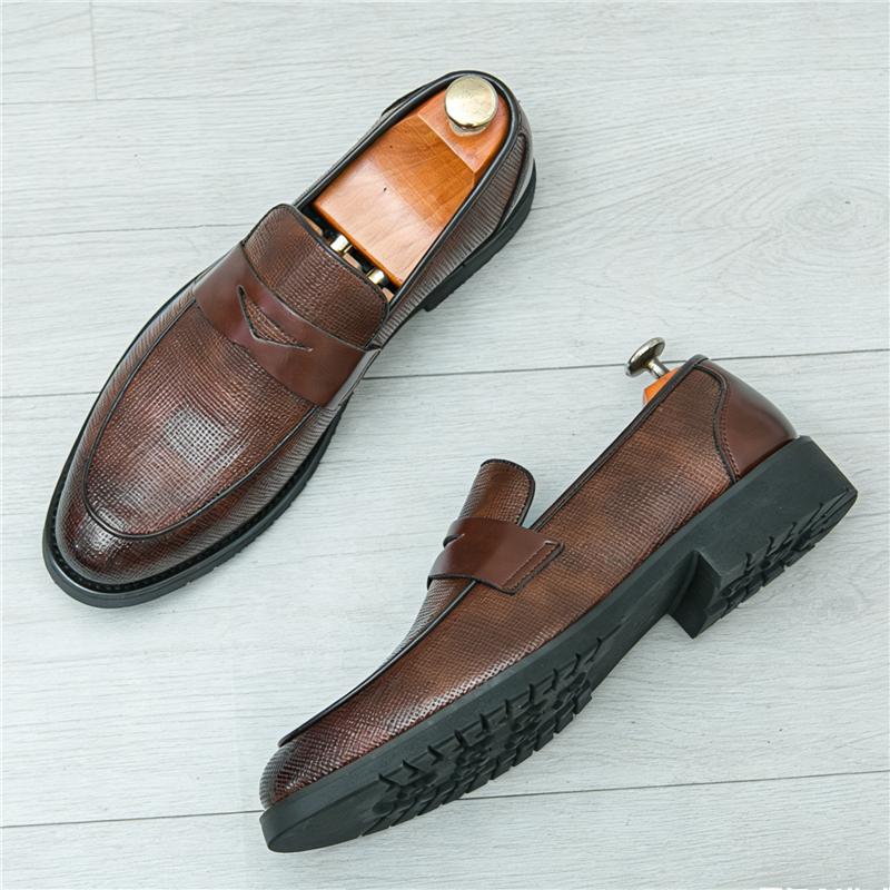 Fashion New Pointed Business Formal Shoes for Men Luxury Designer Penny Loafers Formal Wedding Prom Dress Homecoming Footwear 38
Fashion New Pointed Business Formal Shoes for Men Luxury Designer Penny Loafers Formal Wedding Prom Dress Homecoming Footwear 38