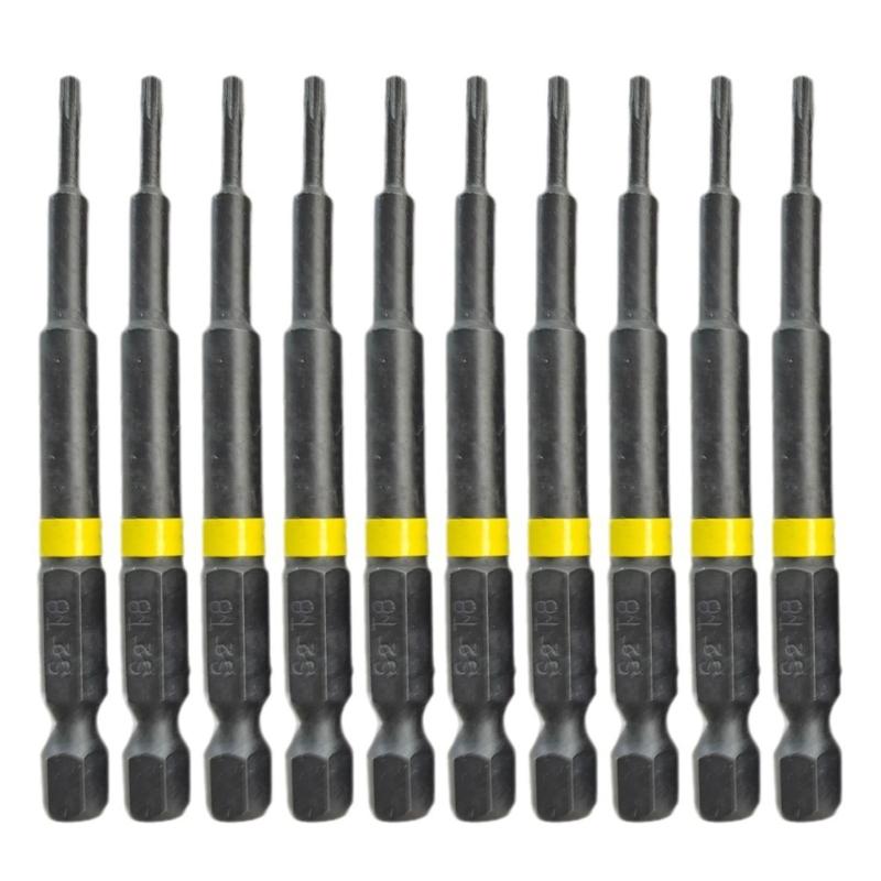 Magnetic Star Bit Driver Bit, Suitable for Secure Screwing Mechanical and Carpentry Work Woodworking Furniture Assembly
Magnetic Star Bit Driver Bit, Suitable for Secure Screwing Mechanical and Carpentry Work Woodworking Furniture Assembly