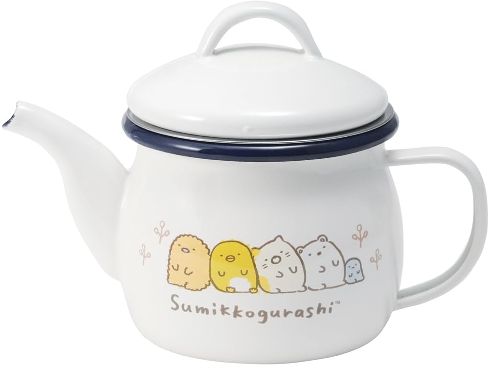 Hoenaro Sumikko Gurashi Enamel Teapot (with Strainer) White Size: Approx. W18 D10.6 H12.5 SG-04
Hoenaro Sumikko Gurashi Enamel Teapot (with Strainer) White Size: Approx. W18 D10.6 H12.5 SG-04