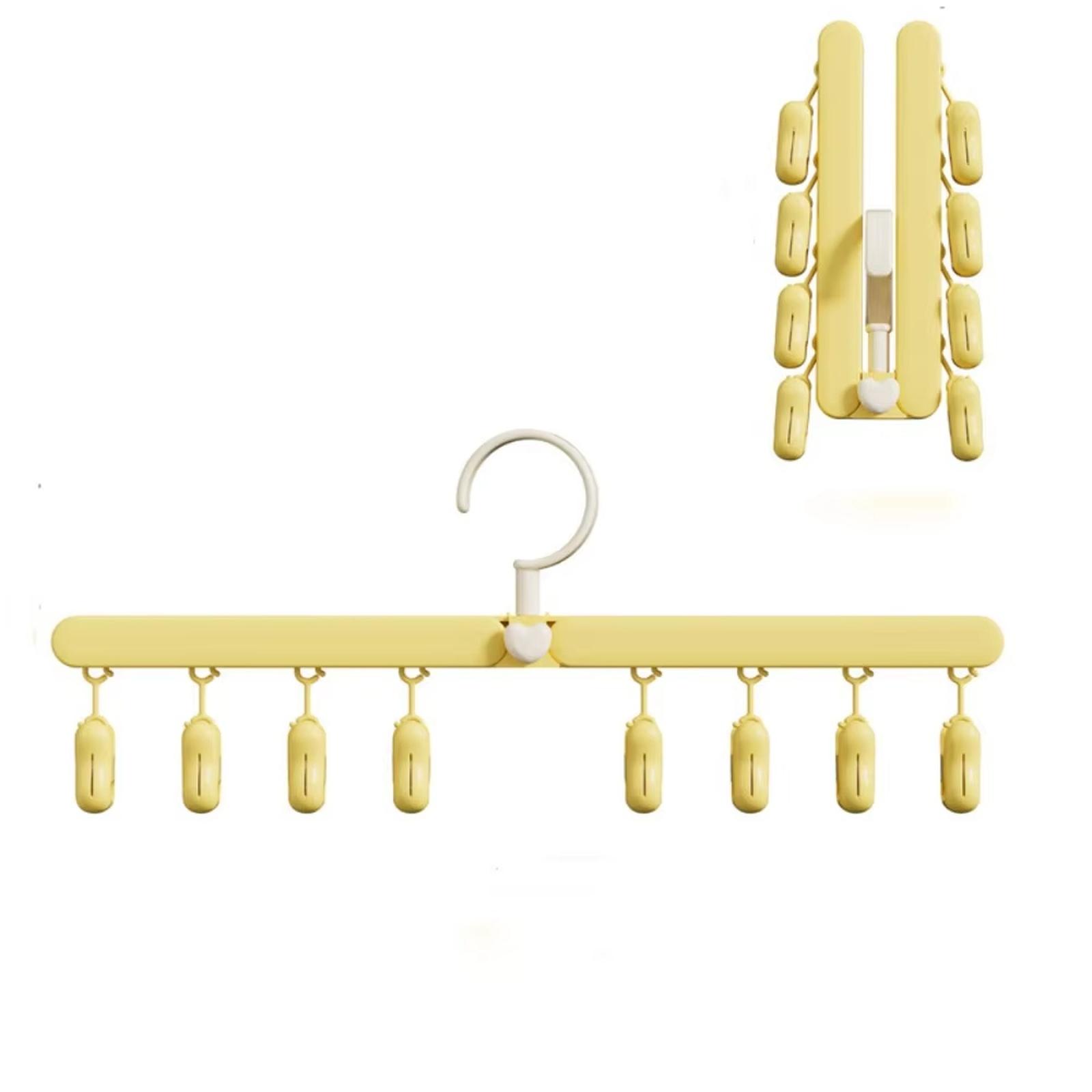 Foldable Sock Dryer Rack with Multiple Clips for Home Use Balcony Hanging Baby Underwear and Socks Organizer Clothes Drying Hanger one size жёлтый
Foldable Sock Dryer Rack with Multiple Clips for Home Use Balcony Hanging Baby Underwear and Socks Organizer Clothes Drying Hanger one size жёлтый
