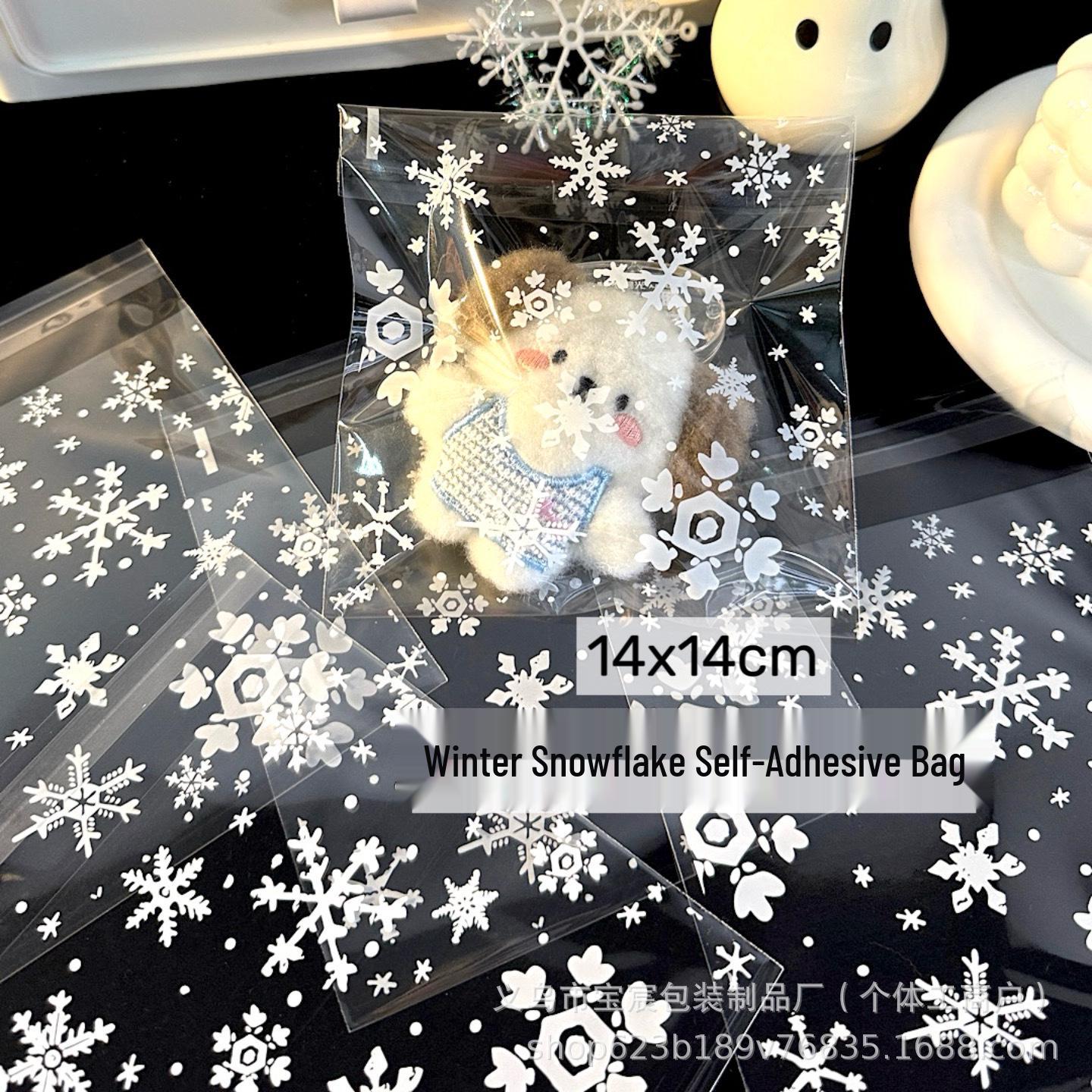 Winter Snowflake Self-Adhesive Bag: Cute Doll Gift & Journal Card Holder 7x7cm Winter Snowflake 100pcs; PP
Winter Snowflake Self-Adhesive Bag: Cute Doll Gift & Journal Card Holder 7x7cm Winter Snowflake 100pcs; PP