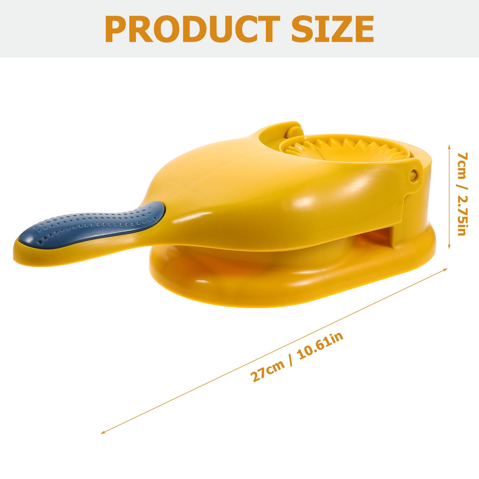 Dumpling Presser Kitchen Gadget Portable Tool for Making Wrappers Mini Pie Shells Long Handle Flat Surface Suitable Home Kitchen жовтий
Dumpling Presser Kitchen Gadget Portable Tool for Making Wrappers Mini Pie Shells Long Handle Flat Surface Suitable Home Kitchen жовтий