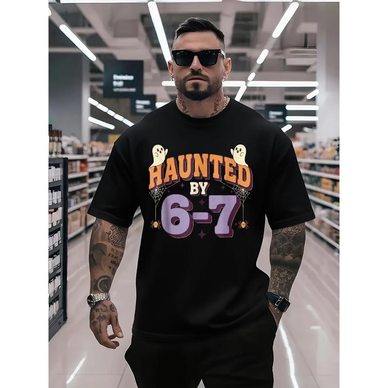 Men S 67 Ghost Funny Halloween Pattern T-Shirt , Casual Street Style Short Sleeve Round Neck T-Shirt, Suitable for Costume Parties S чёрный
Men S 67 Ghost Funny Halloween Pattern T-Shirt , Casual Street Style Short Sleeve Round Neck T-Shirt, Suitable for Costume Parties S чёрный