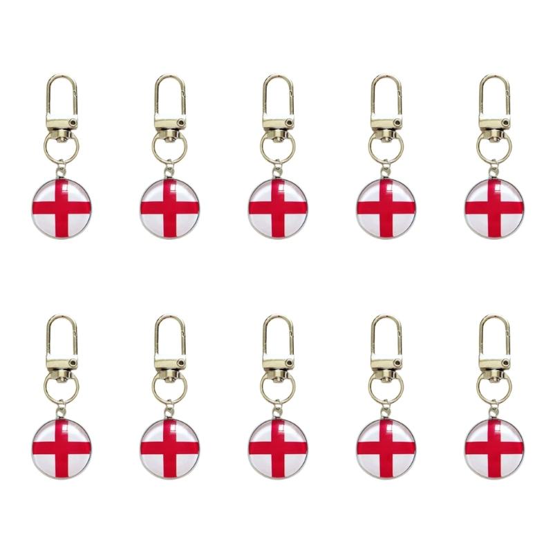 Pack Of 10pcs Soccer Event Flag Keychains With Alloy Hook And Stainless Steel Base For Soccer Fan And Party Favors
Pack Of 10pcs Soccer Event Flag Keychains With Alloy Hook And Stainless Steel Base For Soccer Fan And Party Favors