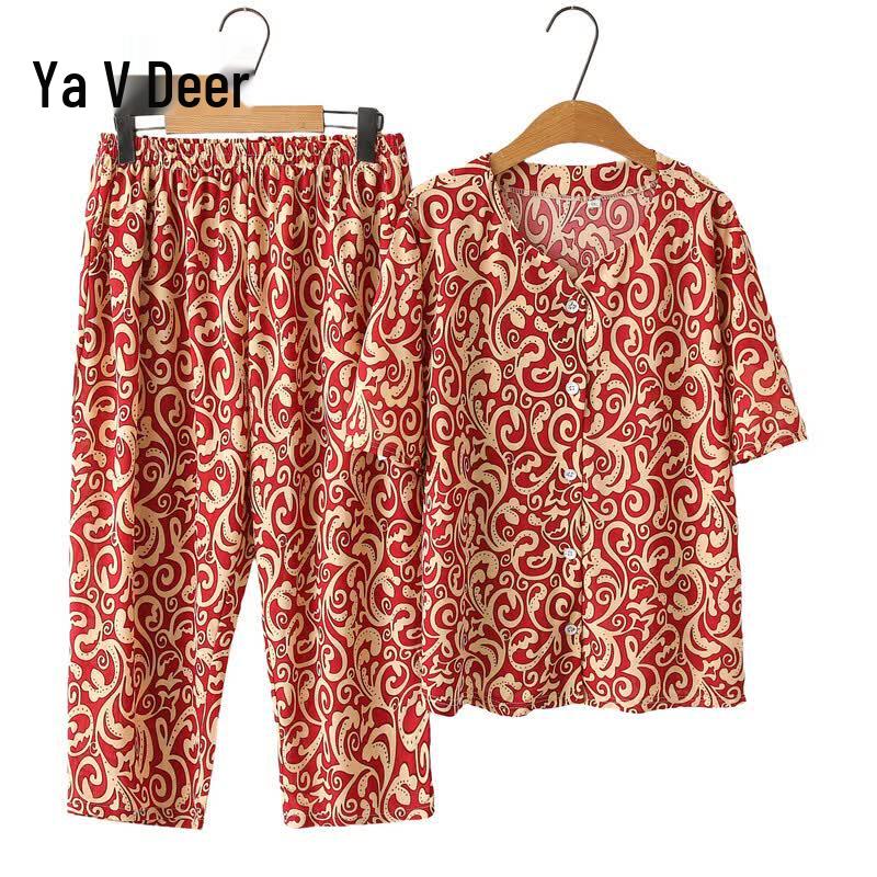 Yalu Plus Size Women s Ice Silk Short Sleeve Two-Piece Set 4XL
Yalu Plus Size Women s Ice Silk Short Sleeve Two-Piece Set 4XL