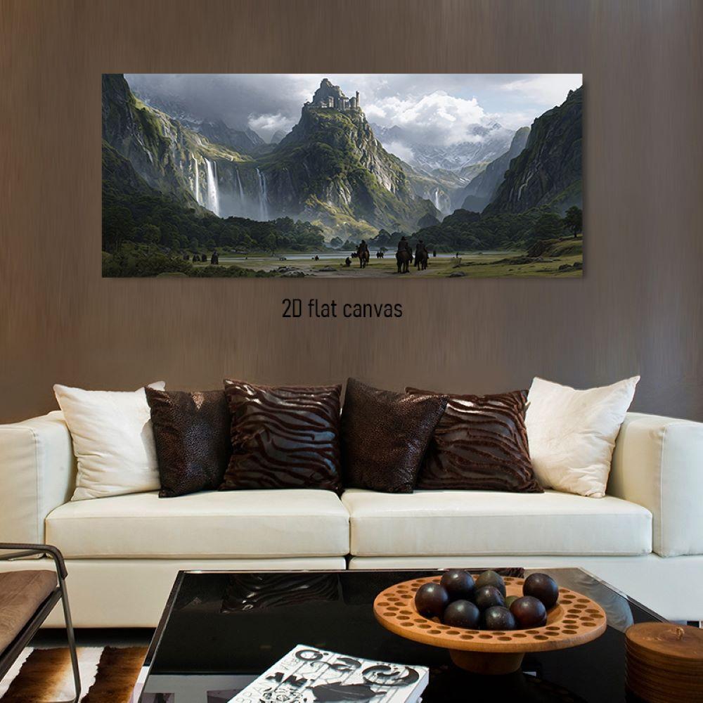This fantasy landscape castle decoration painting is made of high-definition micro spray canvas material with full and delicate (as the picture,50x100cm No Frame)
This fantasy landscape castle decoration painting is made of high-definition micro spray canvas material with full and delicate (as the picture,50x100cm No Frame)