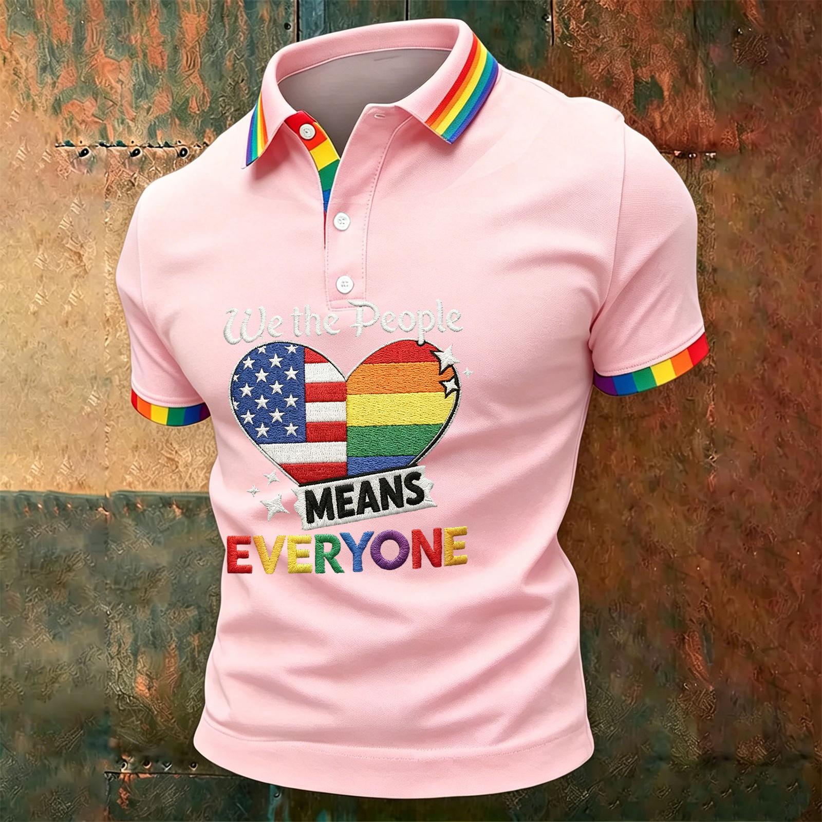 Men s Casual Gradient Polo Shirt Short Sleeve Breathable Lightweight Fabric Comfortable Fit Classic Design XXXXL рожевий
Men s Casual Gradient Polo Shirt Short Sleeve Breathable Lightweight Fabric Comfortable Fit Classic Design XXXXL рожевий