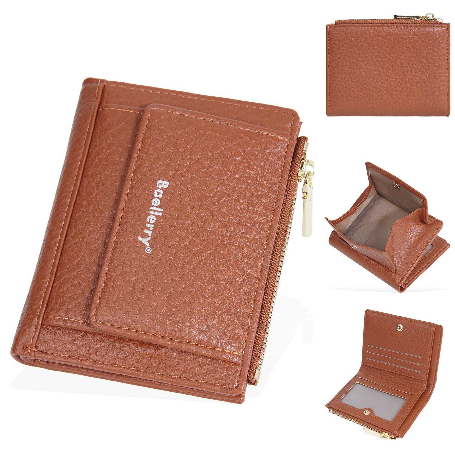 Baellerry женский кошелек с принтом, короткий клатч с несколькими отделениями для карт, модный кошелек с застежкой-молнией и монетницей коричневый
Baellerry женский кошелек с принтом, короткий клатч с несколькими отделениями для карт, модный кошелек с застежкой-молнией и монетницей коричневый