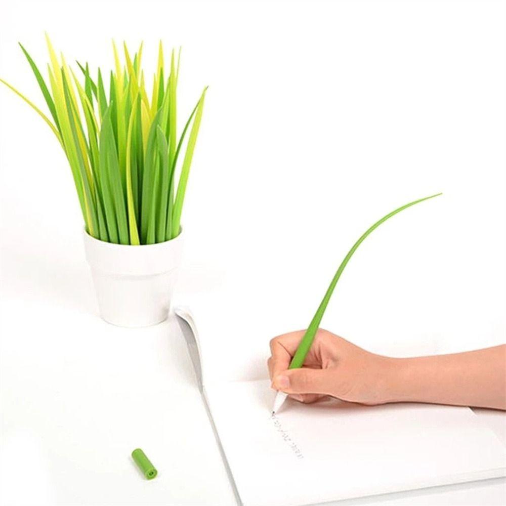 Refill 0.5mm Silicone Potting Decoration Green Leaf Pen Gel Pen Grassblade Pen Green Grass Pen
Refill 0.5mm Silicone Potting Decoration Green Leaf Pen Gel Pen Grassblade Pen Green Grass Pen