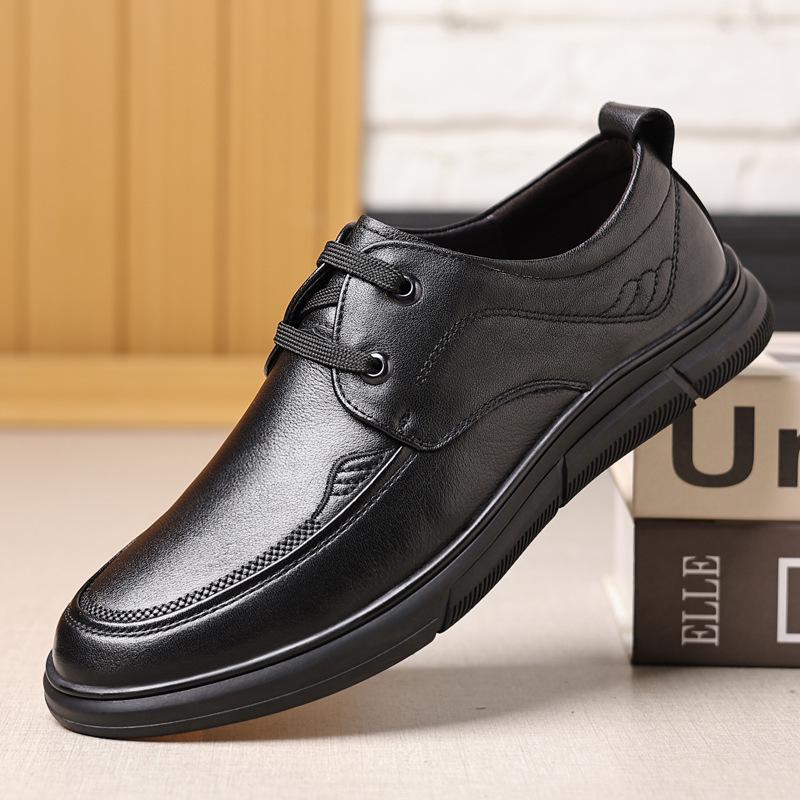 Мужские туфли из кожи в британском стиле - Осень, Мягкая подошва, Воловья кожа Size 40
Мужские туфли из кожи в британском стиле - Осень, Мягкая подошва, Воловья кожа Size 40