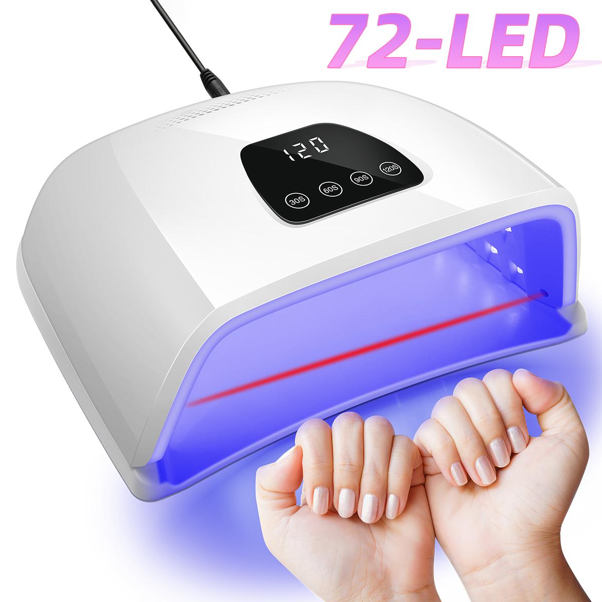 Powerful UV LED Nail Lamp Professional 72 LEDs Nail Dryer with Heat Sink LCD Display Nail Dryer With Smart Sensor Nail Salon Use US plug белый
Powerful UV LED Nail Lamp Professional 72 LEDs Nail Dryer with Heat Sink LCD Display Nail Dryer With Smart Sensor Nail Salon Use US plug белый