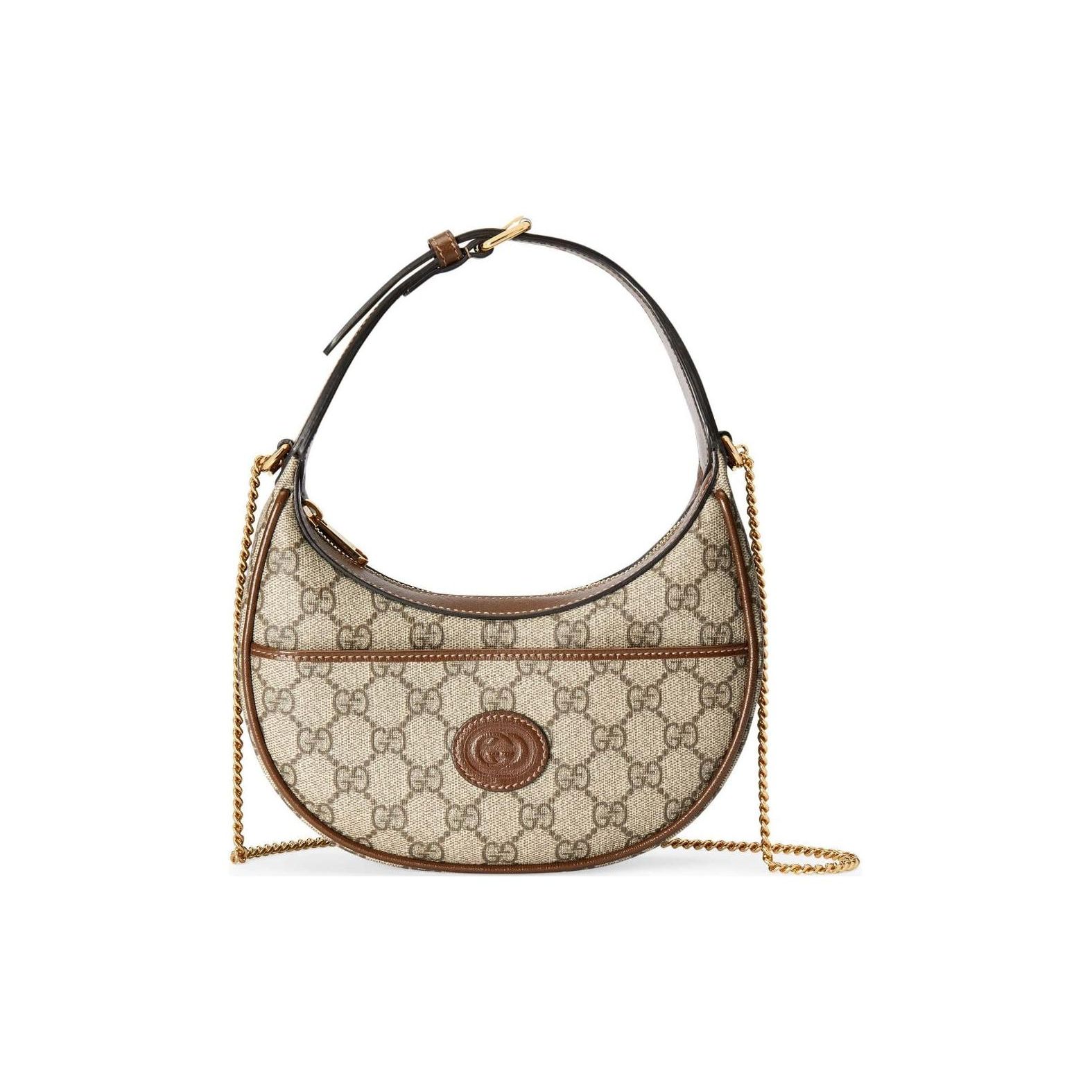 Gucci Half Moon Shaped Mini Bag With Interlocking G Beige/Ebony Supreme Women Shoulder_bags Brown 726843-92TCG-8563 Box(Basic Set+Box)
Gucci Half Moon Shaped Mini Bag With Interlocking G Beige/Ebony Supreme Women Shoulder_bags Brown 726843-92TCG-8563 Box(Basic Set+Box)
