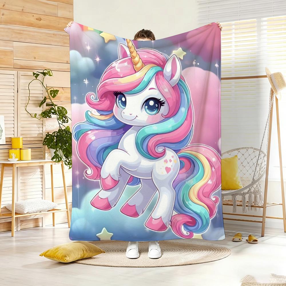 ANIME U-Unicorn Throw Lightweight 240g Flannel Blanket Soft Skin-friendly for Summer Cooling 75cmx90cm
ANIME U-Unicorn Throw Lightweight 240g Flannel Blanket Soft Skin-friendly for Summer Cooling 75cmx90cm