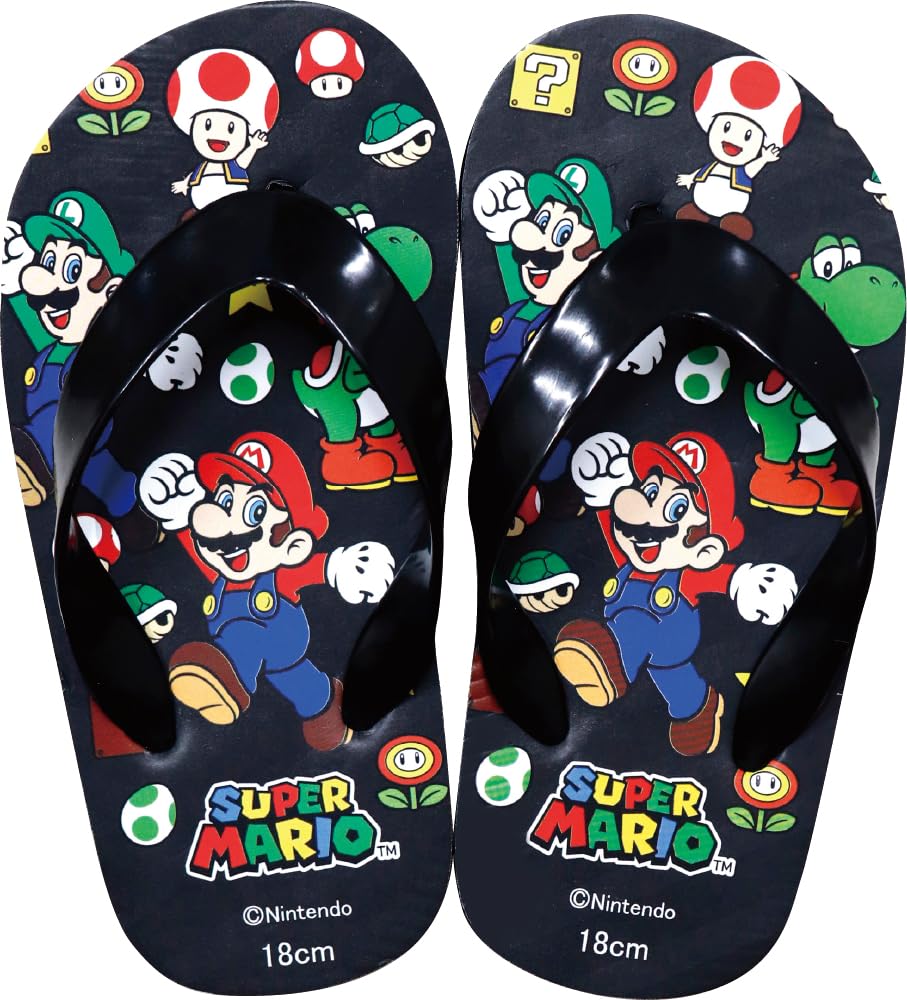 J s Planning Super Mario Boys Beach Sandals, Multicolor, Large
J s Planning Super Mario Boys Beach Sandals, Multicolor, Large