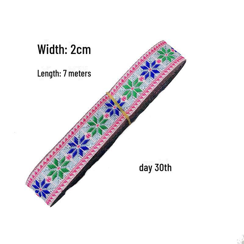 Этническая жаккардовая тесьма: 2 см Ханьфу DIY аксессуары и домашний декор
Этническая жаккардовая тесьма: 2 см Ханьфу DIY аксессуары и домашний декор
