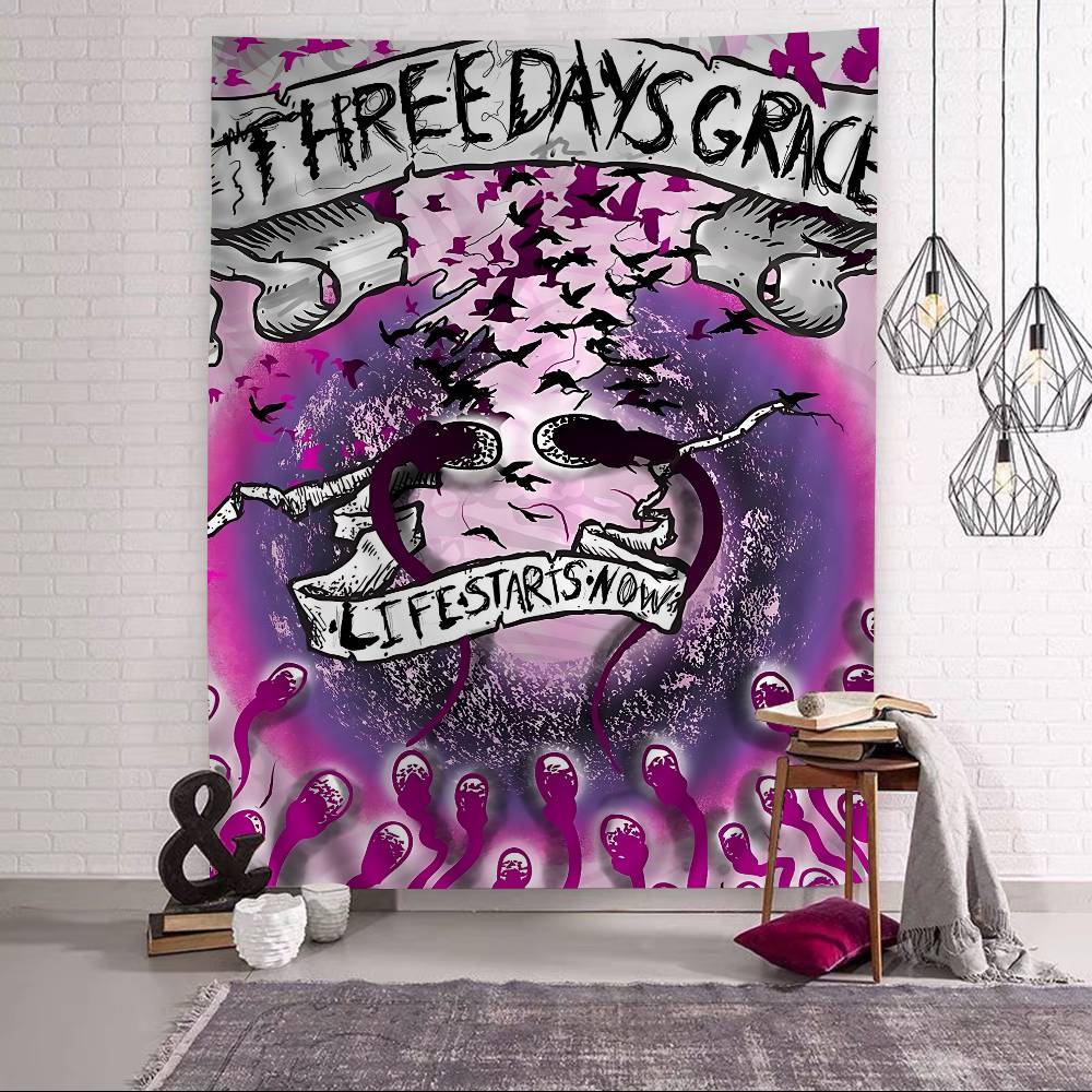 Band TThree Ddays Grace Cartoon Tapestry Wall Hanging Decoration Household Home Decor 74x94cm(29x37in)
Band TThree Ddays Grace Cartoon Tapestry Wall Hanging Decoration Household Home Decor 74x94cm(29x37in)