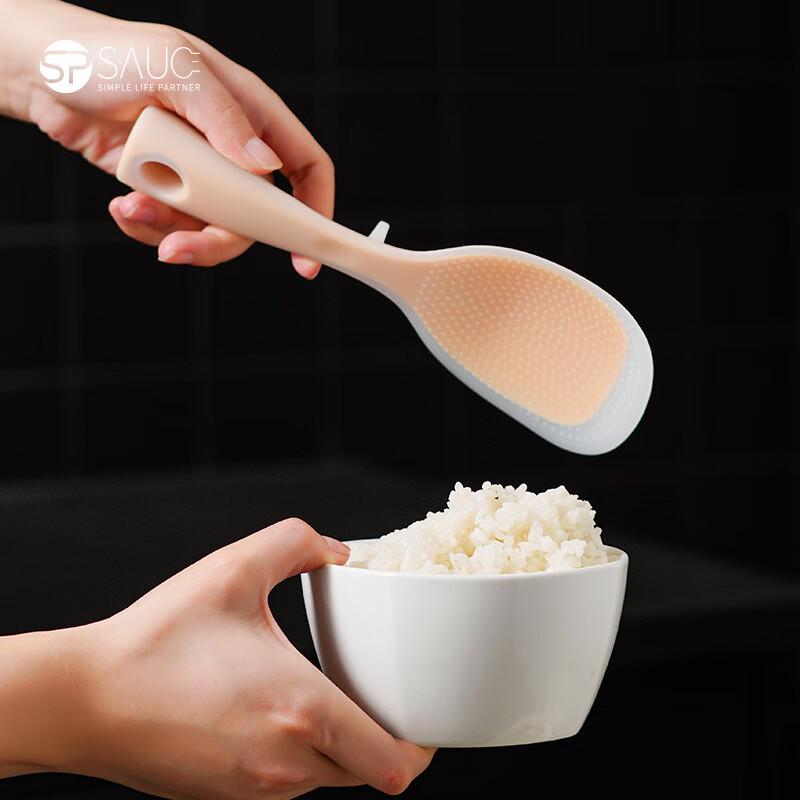 SP SAUCE Silicone Non-Stick Stand-Up Rice Scoops, 3-Pack
SP SAUCE Silicone Non-Stick Stand-Up Rice Scoops, 3-Pack