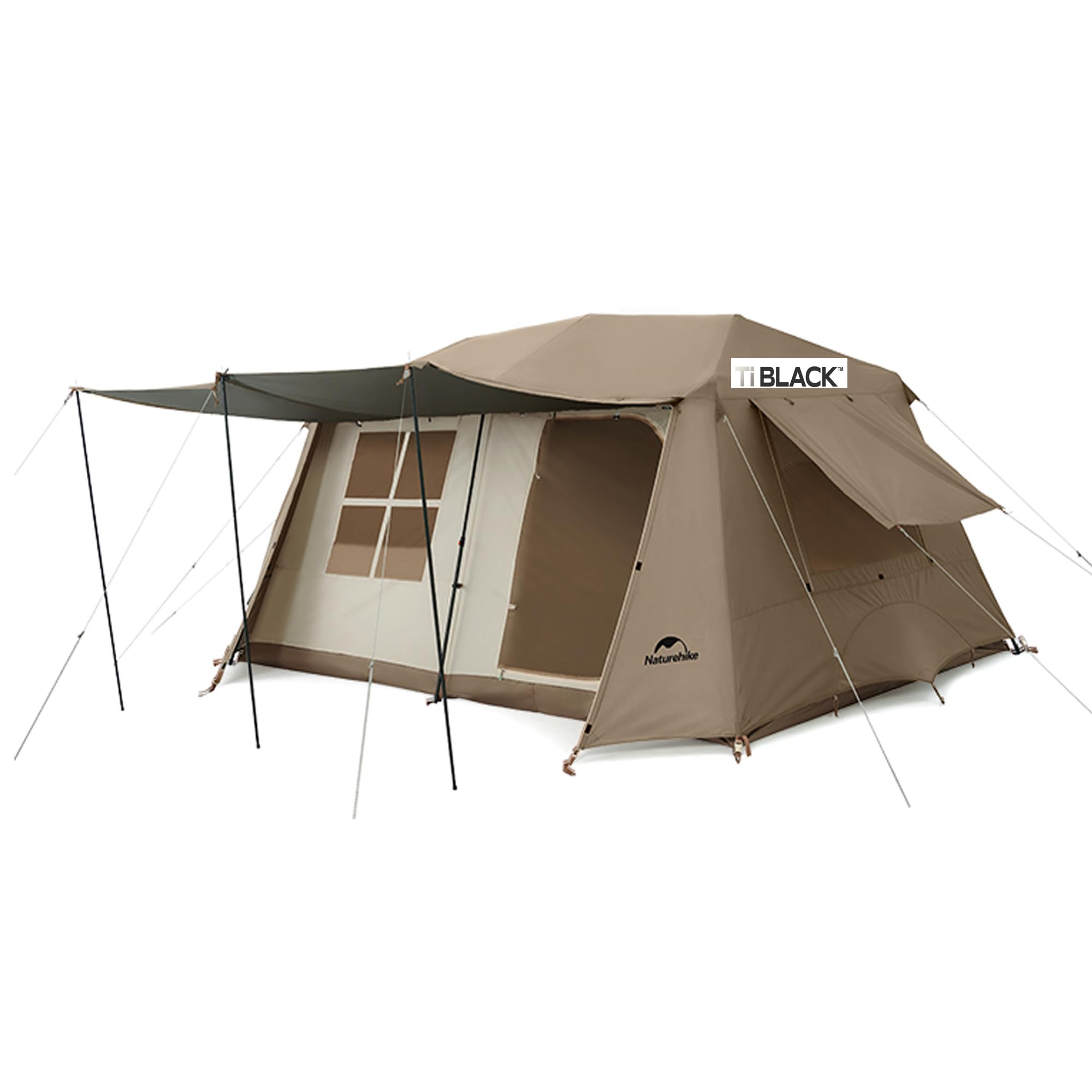 Naturehike Official One Touch Tent Village13 Ti Black Material Upgrade Large Size for 2 to 6 People Lodge Type UPF 11000+ Park Tent Camping Easy
Naturehike Official One Touch Tent Village13 Ti Black Material Upgrade Large Size for 2 to 6 People Lodge Type UPF 11000+ Park Tent Camping Easy