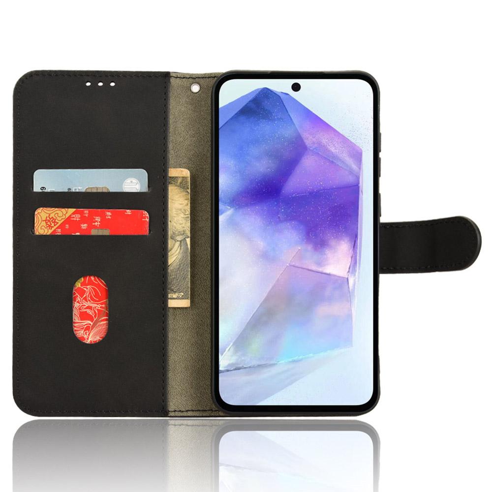 Чохол-гаманець для Samsung Galaxy A55 5G зі штучної шкіри, чохол-книжка з підставкою Black
Чохол-гаманець для Samsung Galaxy A55 5G зі штучної шкіри, чохол-книжка з підставкою Black