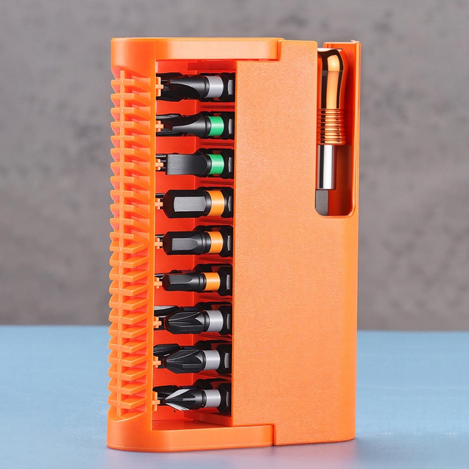 Magnetic Screwdriver Bits Set 19 Pieces Heavy-Duty Magnetic Bits for Electronics Repair for Mechanics Hobbyists Professionals CN
Magnetic Screwdriver Bits Set 19 Pieces Heavy-Duty Magnetic Bits for Electronics Repair for Mechanics Hobbyists Professionals CN