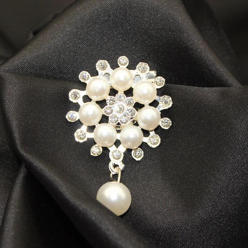 Engood 50Pcs 30mm Pearl Flower Brooch Pin For Women Rhinestone Lapel Scarf Broches Broochs Sewing Trim & Embellishments Craft срібний
Engood 50Pcs 30mm Pearl Flower Brooch Pin For Women Rhinestone Lapel Scarf Broches Broochs Sewing Trim & Embellishments Craft срібний