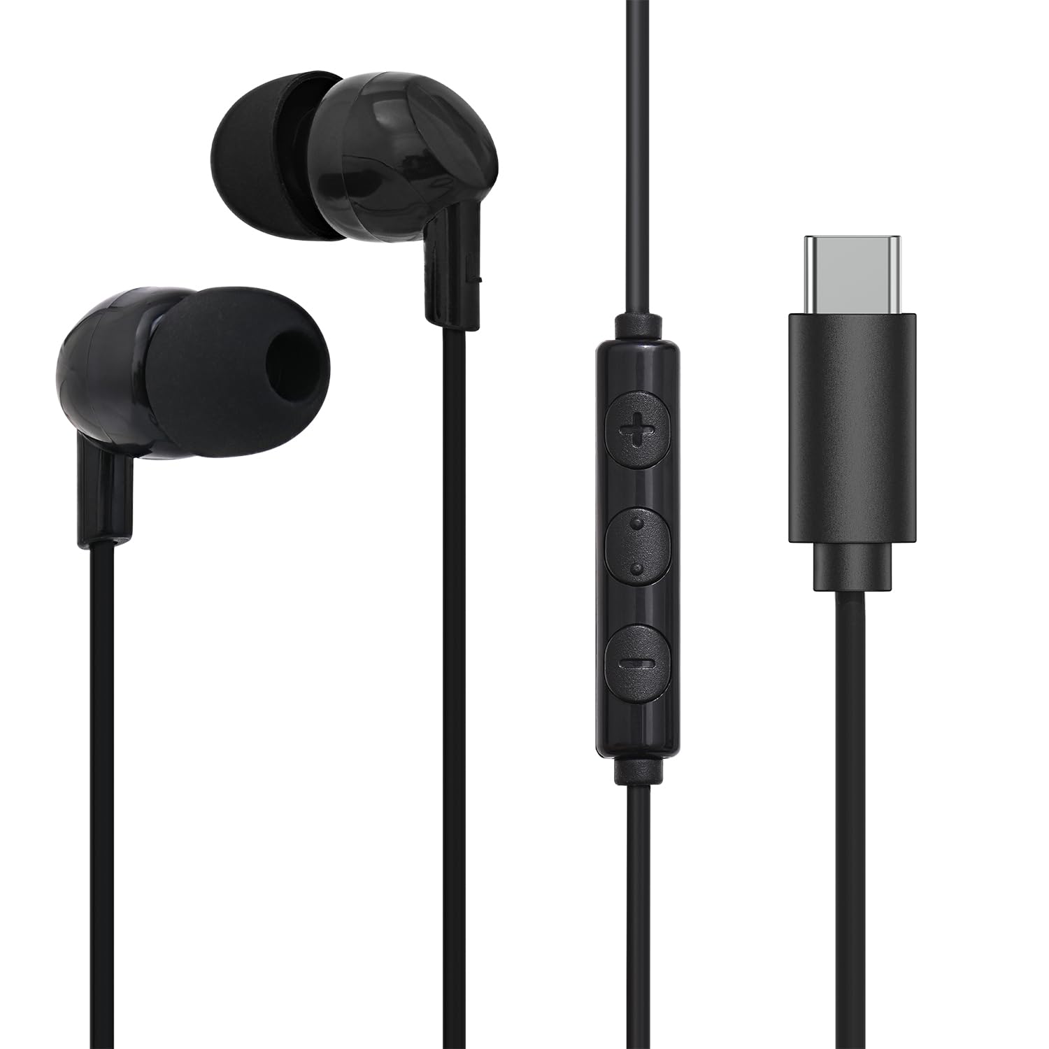 TOPLAND USB Earphones and Headphones with Remote Wired Compatible with iPhone and Android Smartphones Type-C Mic, Control, Stereo, 1.2m Length, 15, чорний
TOPLAND USB Earphones and Headphones with Remote Wired Compatible with iPhone and Android Smartphones Type-C Mic, Control, Stereo, 1.2m Length, 15, чорний