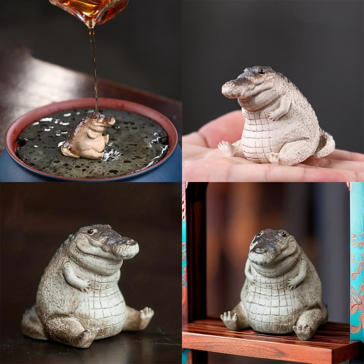 1PC Boutique Purple Sand Tea Petting Little Crocodile Tea Прикраси для домашніх тварин Чайна церемонія ручної роботи Чайна гра Фінансовий Чайний столик Подарунок 4x5.2x3.2cm
1PC Boutique Purple Sand Tea Petting Little Crocodile Tea Прикраси для домашніх тварин Чайна церемонія ручної роботи Чайна гра Фінансовий Чайний столик Подарунок 4x5.2x3.2cm